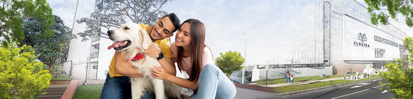 Imagen de una pareja en su nuevo apartamento